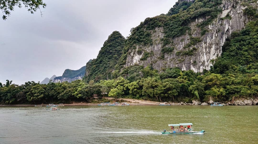 Boat on a river